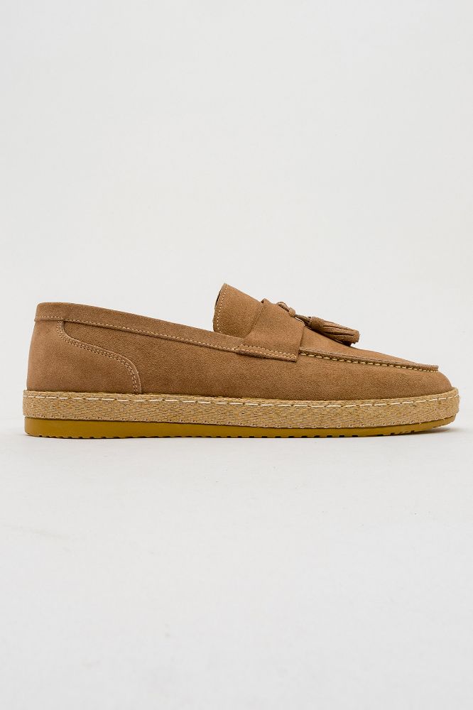 erkek-deri-hasir-taban-puskullu-loafer-ayakkabi-KUM SUET-ON242502-0078839_0